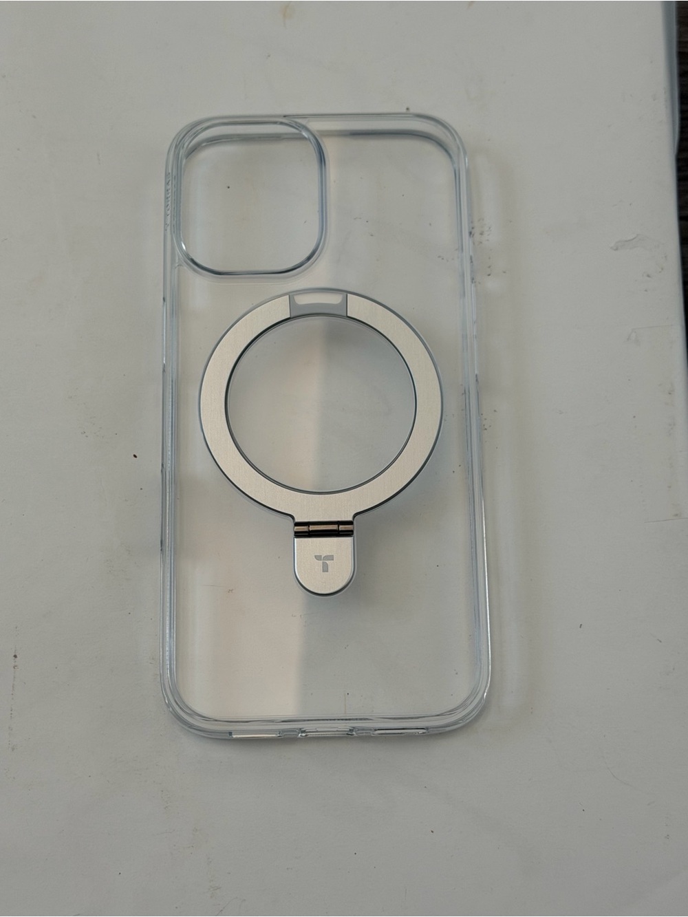 TORRAS for iPhone 17 Case Clear Magnetic Stand, Fit for MagSafe, 6.3"